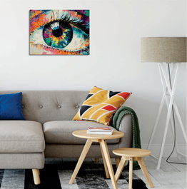 Wallity DC431 Lienzo Decorativo Multicolor 30 x 40 cm